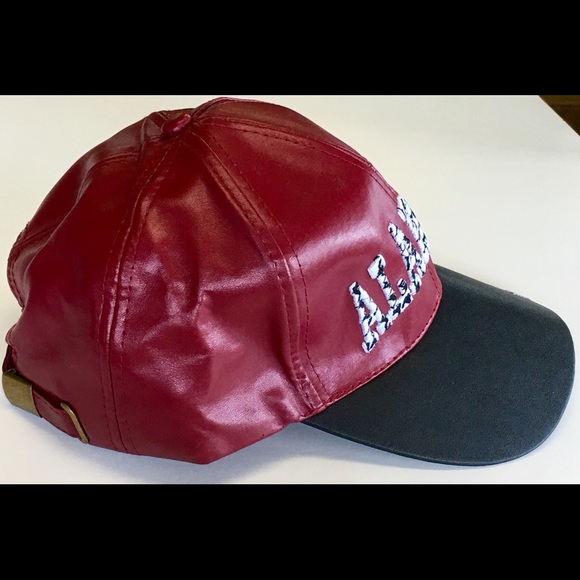 Alabama Football Adjustable Cap Hat Red SEC NCAA - Picture 7 of 8